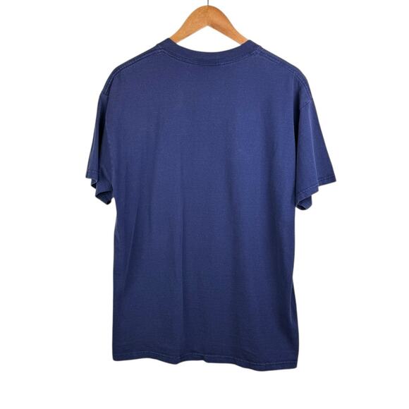 Vintage Nintendo Who Are You? Shirt Super Smash Bros Gamer Rare Navy Large - Picture 2 of 6